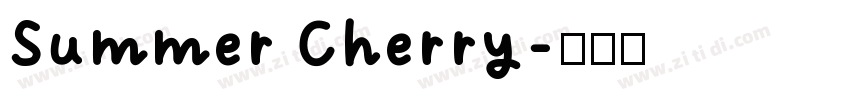 Summer Cherry字体转换